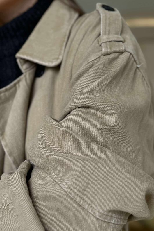 Mercer Soft Twill Trench Caramel /20 =